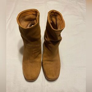 Lucky Brand Jicole suede slip on ankle boots